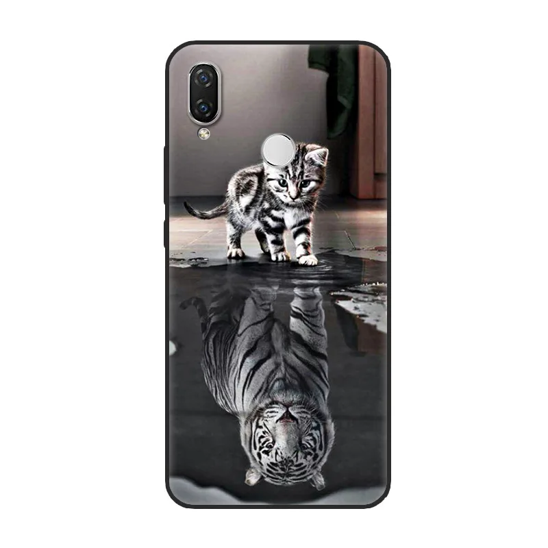 Классный чехол для huawei Nova 3i мягкий силиконовый Защитные чехлы телефонов Nova3i 3 i