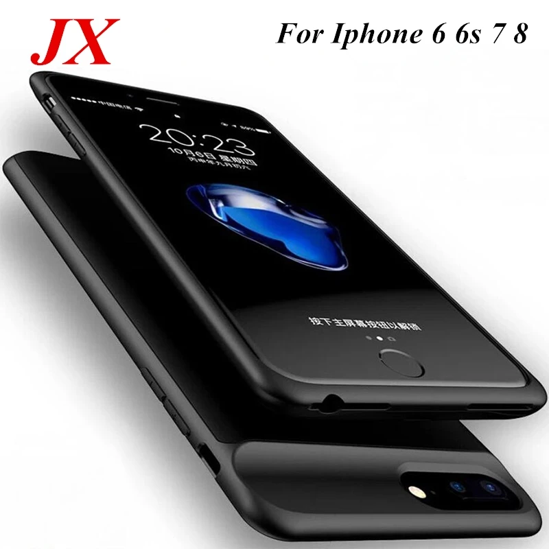 Для iPhone 6 корпус питания ультра тонкий силиконовый материал зарядное устройство