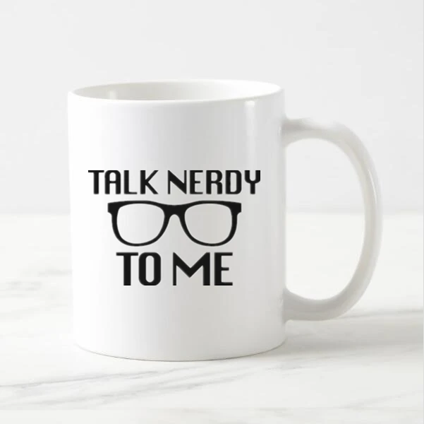 Кофейная кружка &quotсмешной разговор&quot &quotнерди со мной&quot кофейные