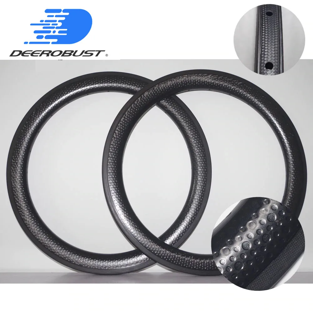 УГЛЕРОДНЫЙ клинчерный обод Dimpled для BMX Racing 330 г 45 мм x 25 20 дюймов 451 дюйма колеса