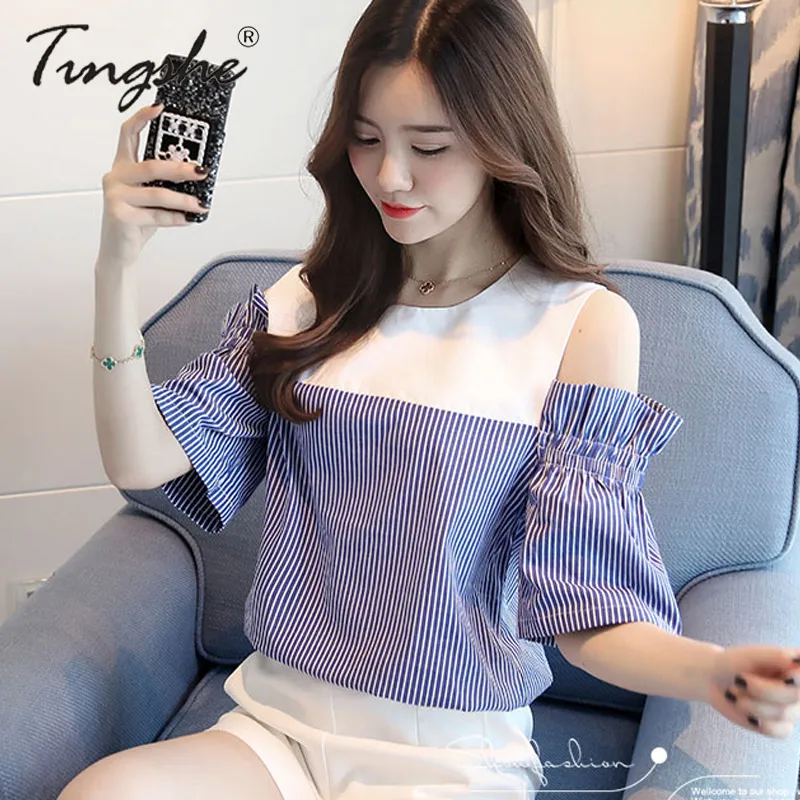 O neck blouse shirt women tops Lantern sleeve bow Patchwork elegant zipper sexy blusas female |