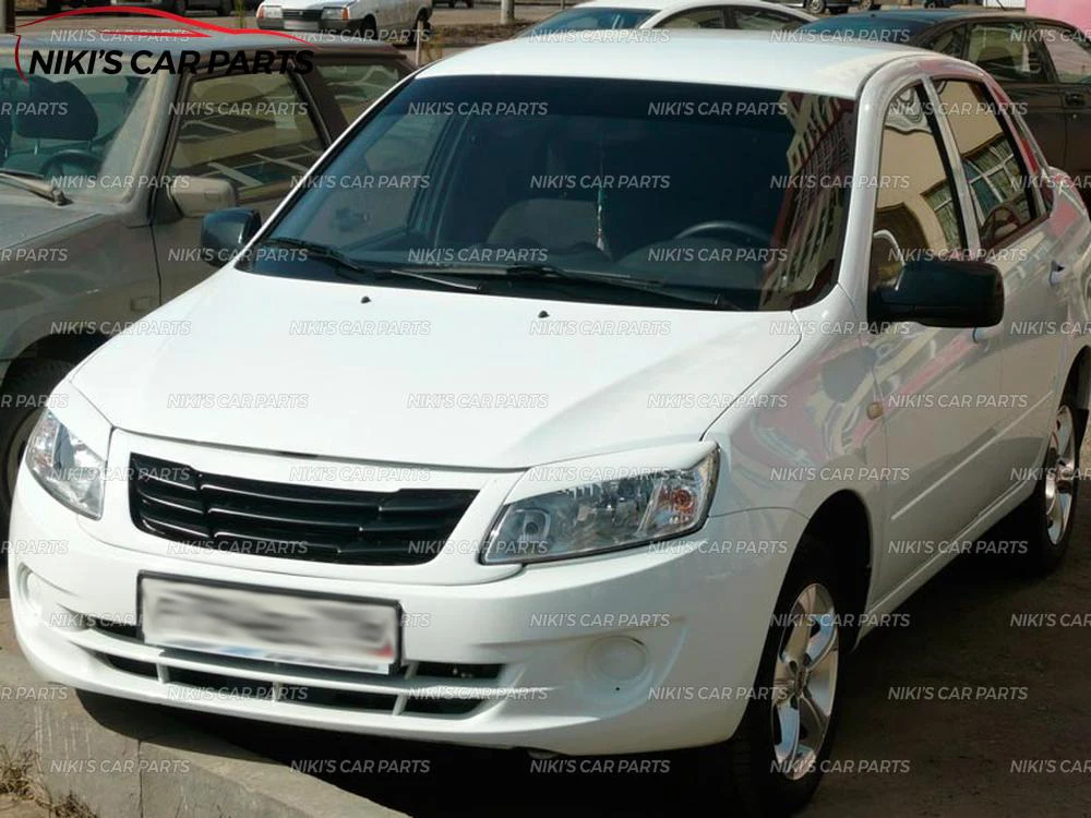 Брови на фары для Lada Granta 2011- ABS пластиковые реснички ресницы для формования украшения автомобиля Стайлинг тюнинг аксессуары