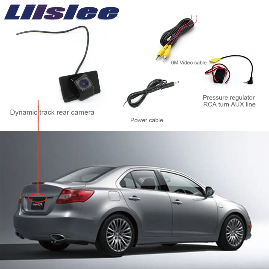 Liislee для Suzuki Kizashi 2010 2011 2012 2013 2014 парковочная камера заднего вида обратная