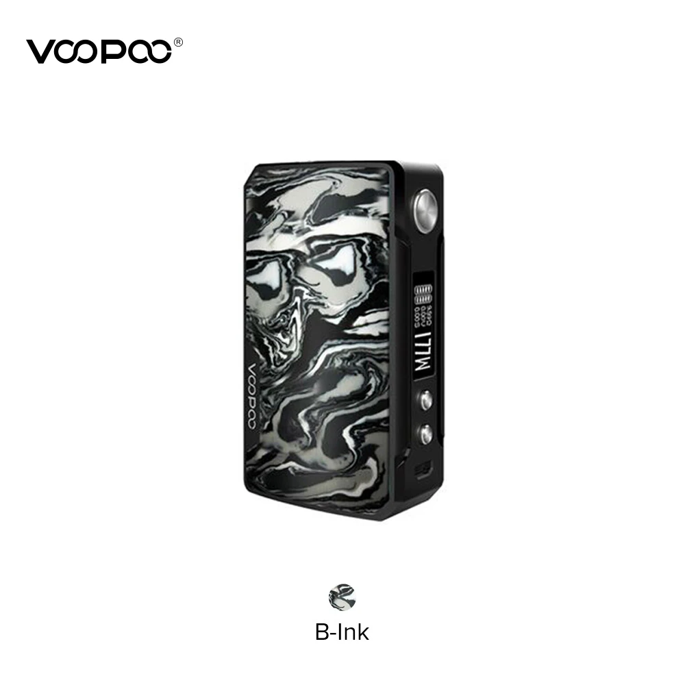 B-Ink 177 Вт VOOPOO DRAG 2 Коробка мод Vape питание от Двойной 18650 батареи для 510 нить атомайзер электронная сигарета - Цвет: B-Ink