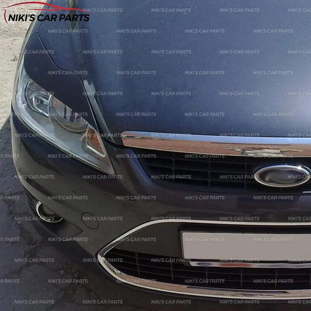 Брови на фары чехол для Ford Focus II 2007-2011 ABS пластиковые реснички ресницы для украшения автомобиля Стайлинг тюнинг
