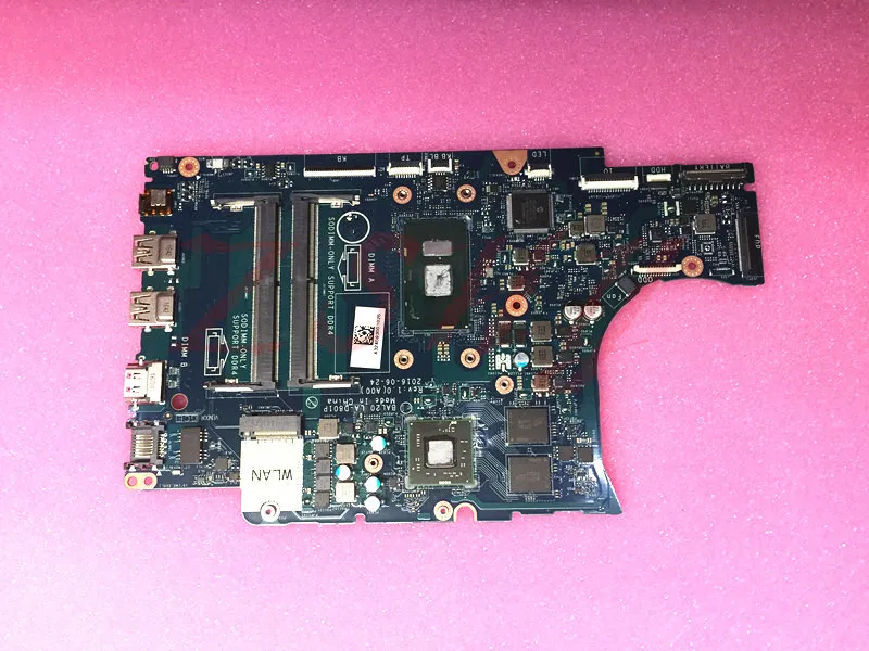 CN 0KFWK9 для DELL 5567 5767 материнская плата ноутбука с процессором i7 BAL20 LA D801P