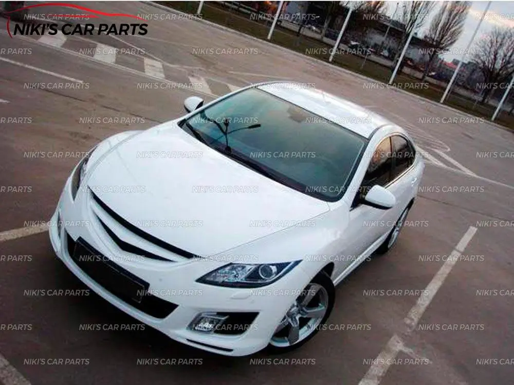 Чехол с решеткой радиатора для Mazda 6 GH 2007 2012 поперечной перекладиной комплект