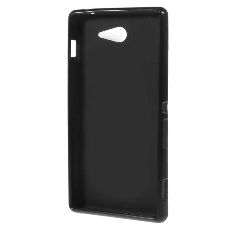 DULCII для Sony Xperia M2 d2305 d2306 чехол Черный двусторонняя Матовый ТПУ Телефон двойной D2303