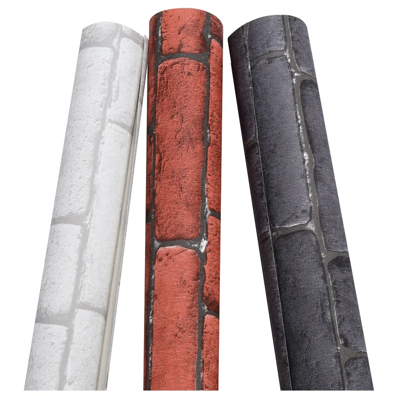 2019 горячая Распродажа 3d кирпичная дизайнерская настенная бумага винтажный