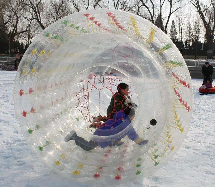 Бесплатная доставка 2 шт. надувные водные ролики для Зорба шарики игрушки