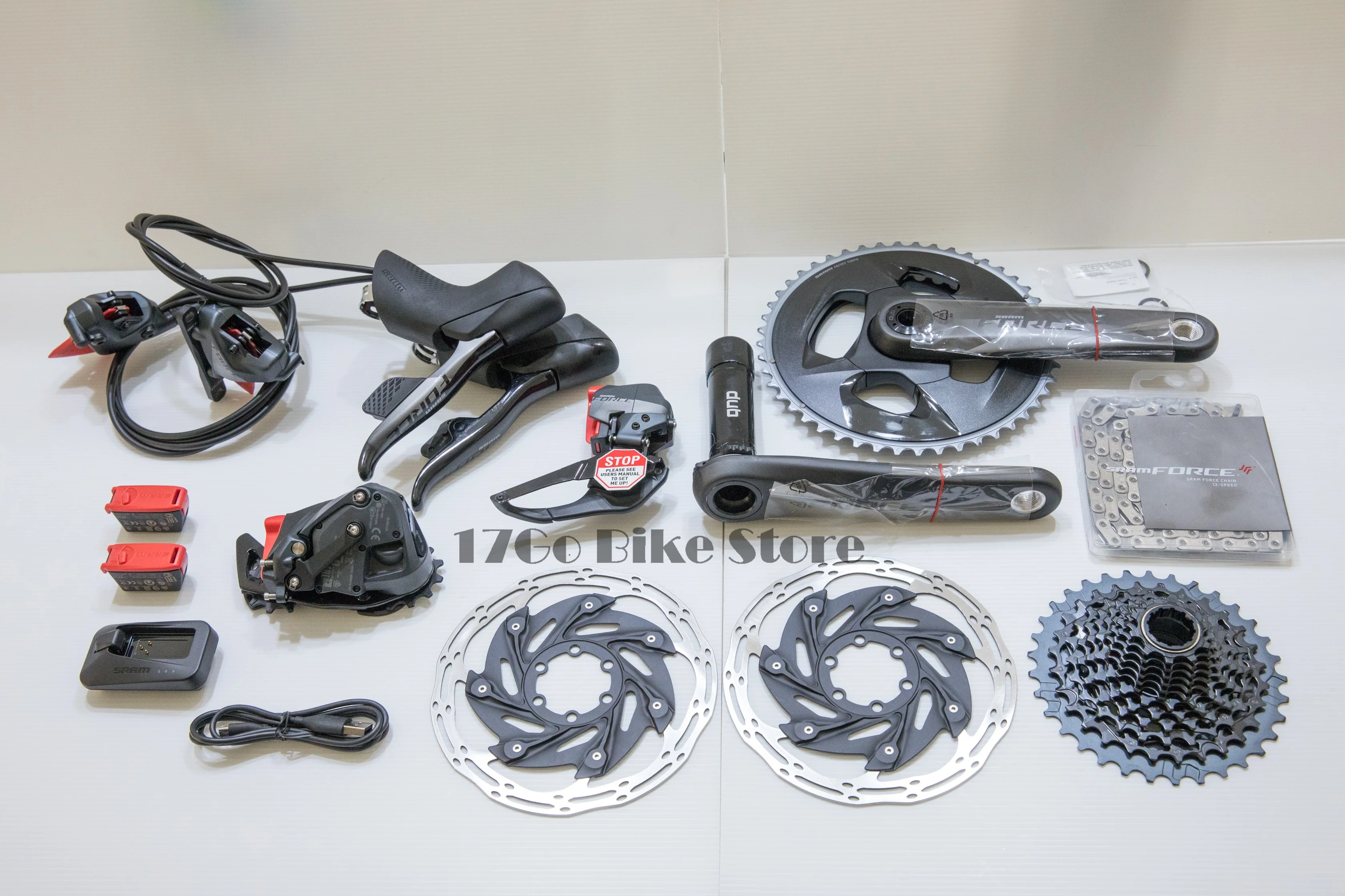 SRAM Force eTap AXS HRD диск 2x12 скоростной дорожный набор велосипедных компонентов 48/35 46/33