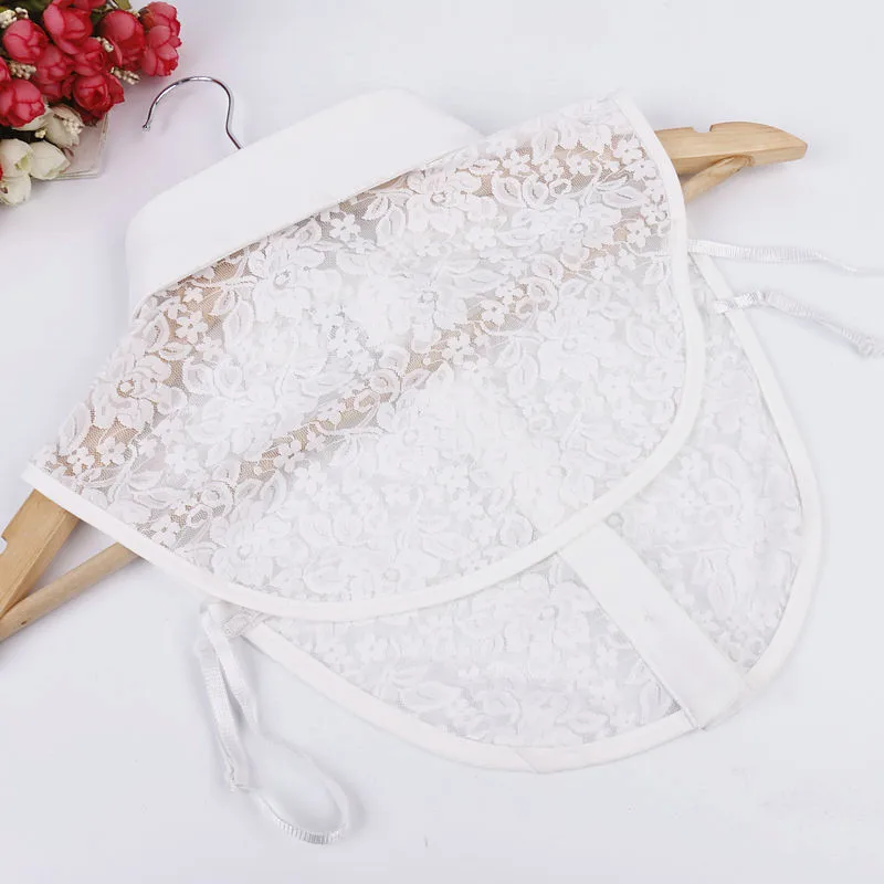 Модное съемное женское кружевное ожерелье Петер Пэн с цветочным отворотом