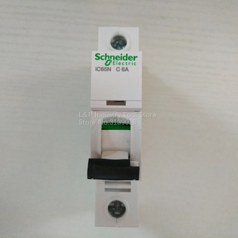 100% Новый оригинальный автоматический выключатель Schneider IC65N 1P C6A A9F18106 хорошего качества от AliExpress WW