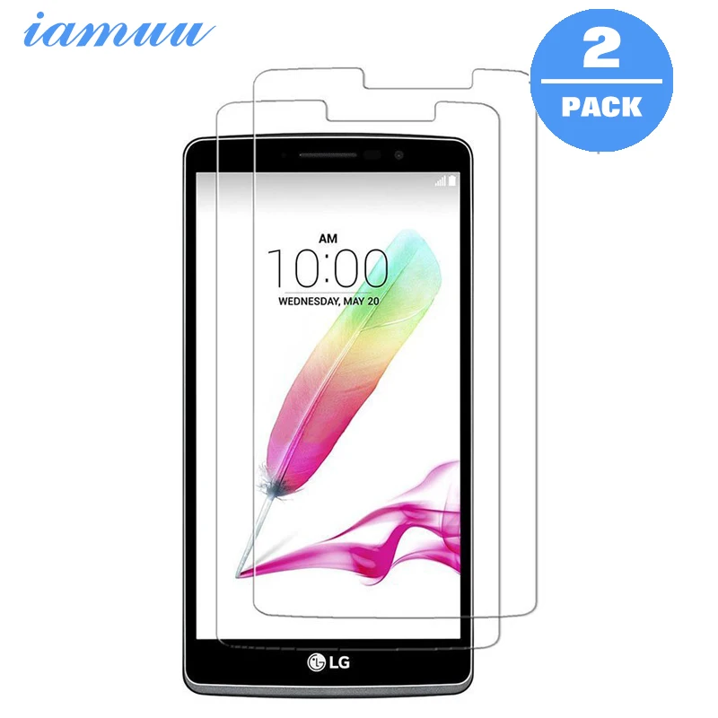 2 шт. закаленное Стекло Плёнки для LG G stylo (G4 Стилусы) ls770 Экран протектор царапинам