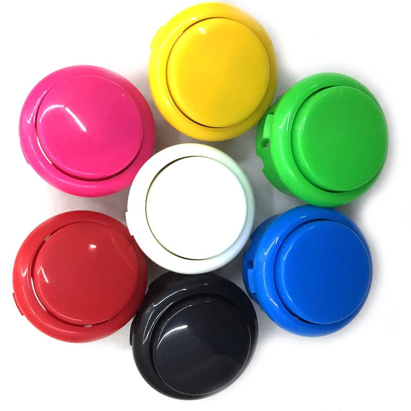 100 шт OEM 30 мм Кнопка копия sanwa Кнопка DIY аркадные боевые игры комплект