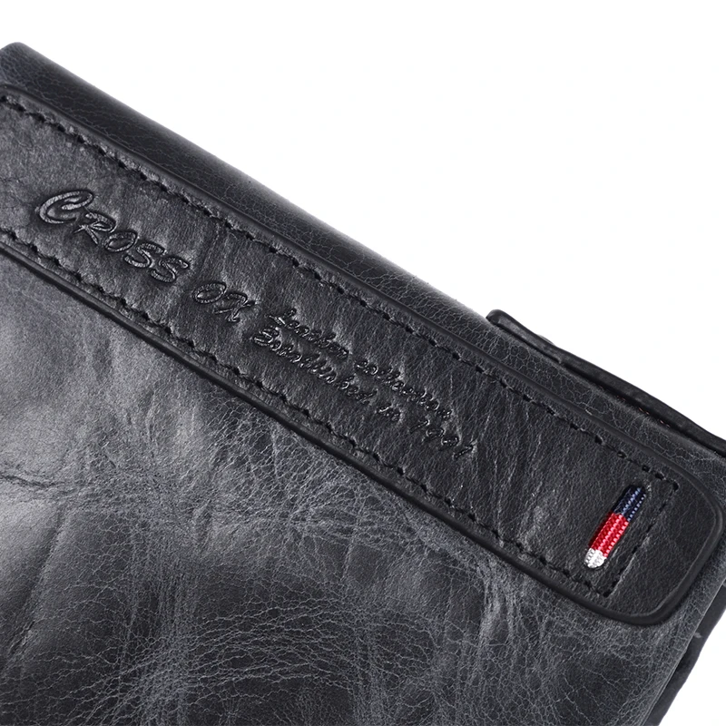 CROSS OX Мужская кожаная сумочка WL106|men genuine leather wallet|leather walletgenuine wallet |