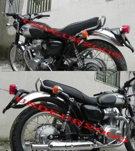 Задний пассажирский поручень ручка бар для KAWASAKI EJ W800 W650 W400 все годы хром/черный