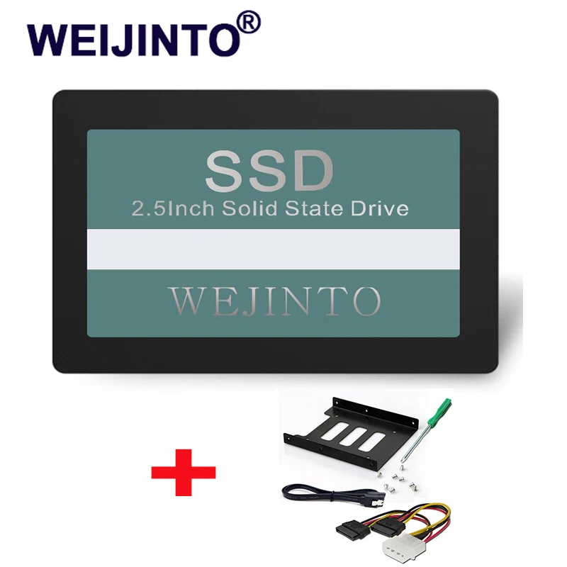 WEIJINTO SSD SATA SATA3 2 5 дюймов 240 ГБ жесткий диск HD HDD и на 3 металлический монтажный