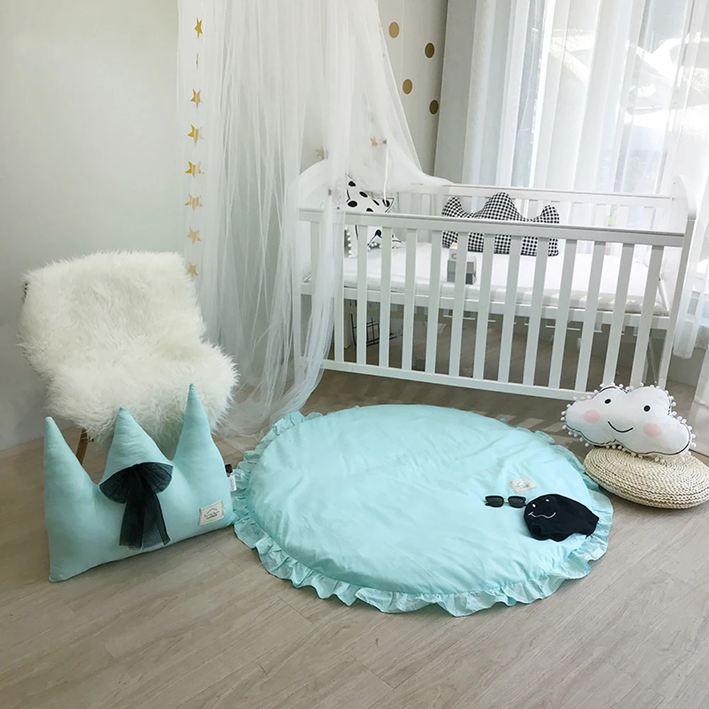 Коврик для ребенка детская игра одеяло Диаметр 120 см коврики детской комнаты