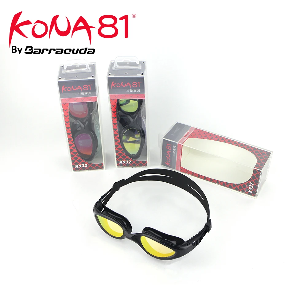 Barracuda KONA81 плавательные очки K932-цельная рама, Триатлон УФ-защита легкие женские водные виды спорта для взрослых#93210