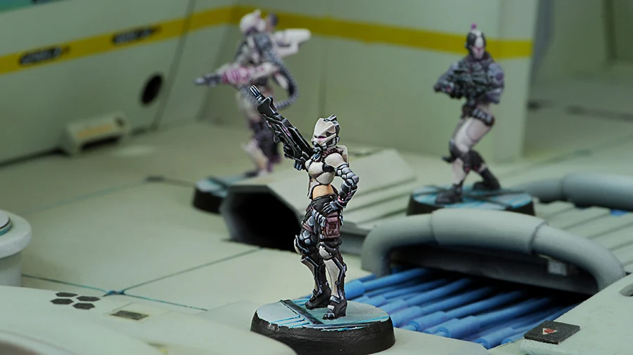 [Loong Way Miniatures] Corvus Belli Infinity 0372 CHANDRA 32 мм Металлические Миниатюрные | Игрушки и хобби