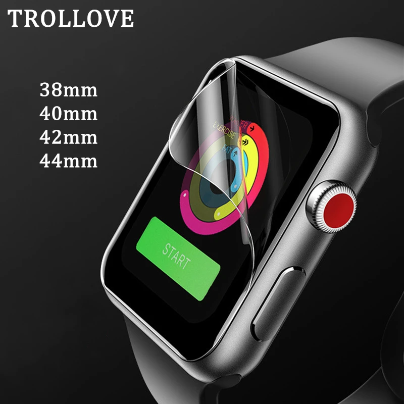 Мягкая полноэкранная Защитная пленка для Apple Watch 38 мм 42 40 44 iwatch 5 i watch Series 4/3/2 не