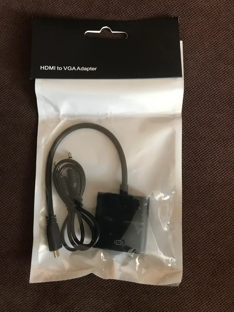 1080P микро HDMI к VGA видео конвертер Кабель-адаптер для ПК Монитор Проектор