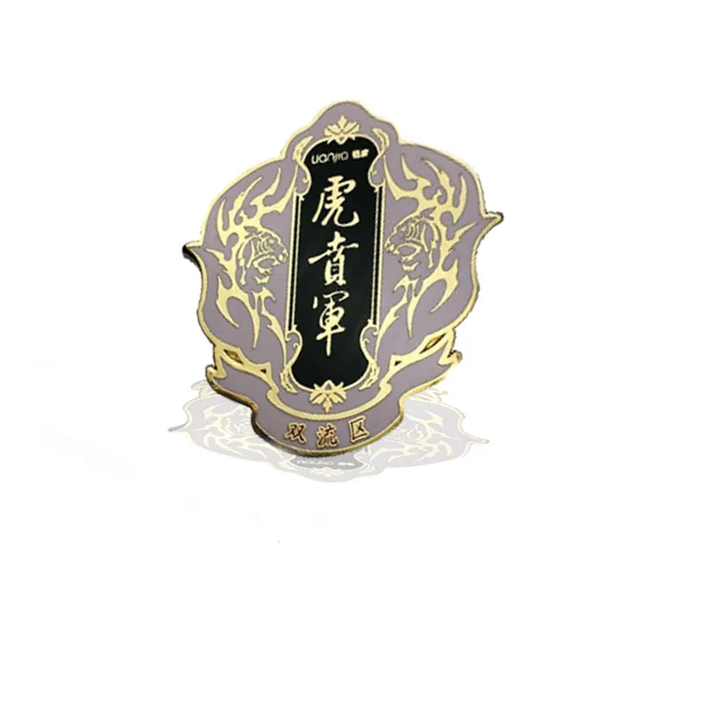 

Factory direct custom fine point metal round custom badges