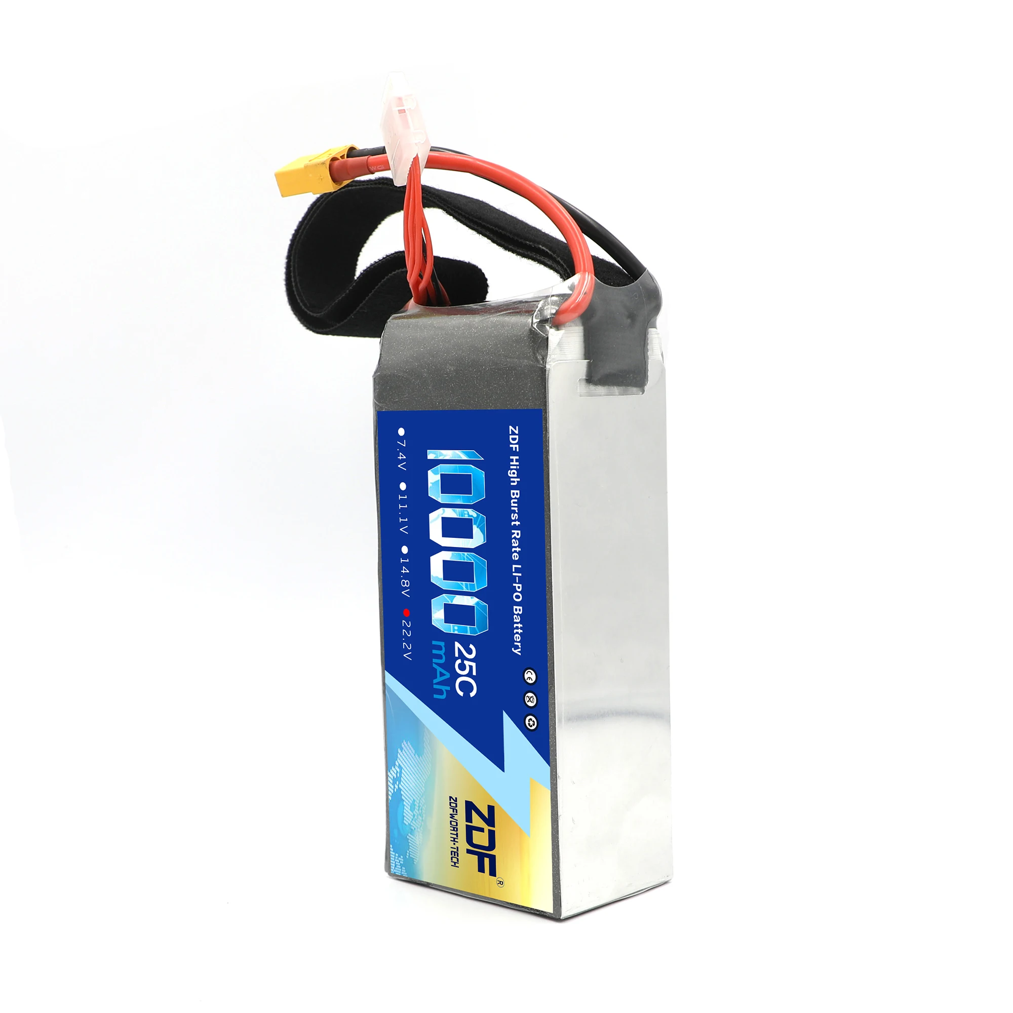 Аккумулятор ZDF Lipo 6S 10000 мА/ч 22 2 в XT60 на RC Bateria 25c MAX 50c для дрона AKKU вертолета самолета