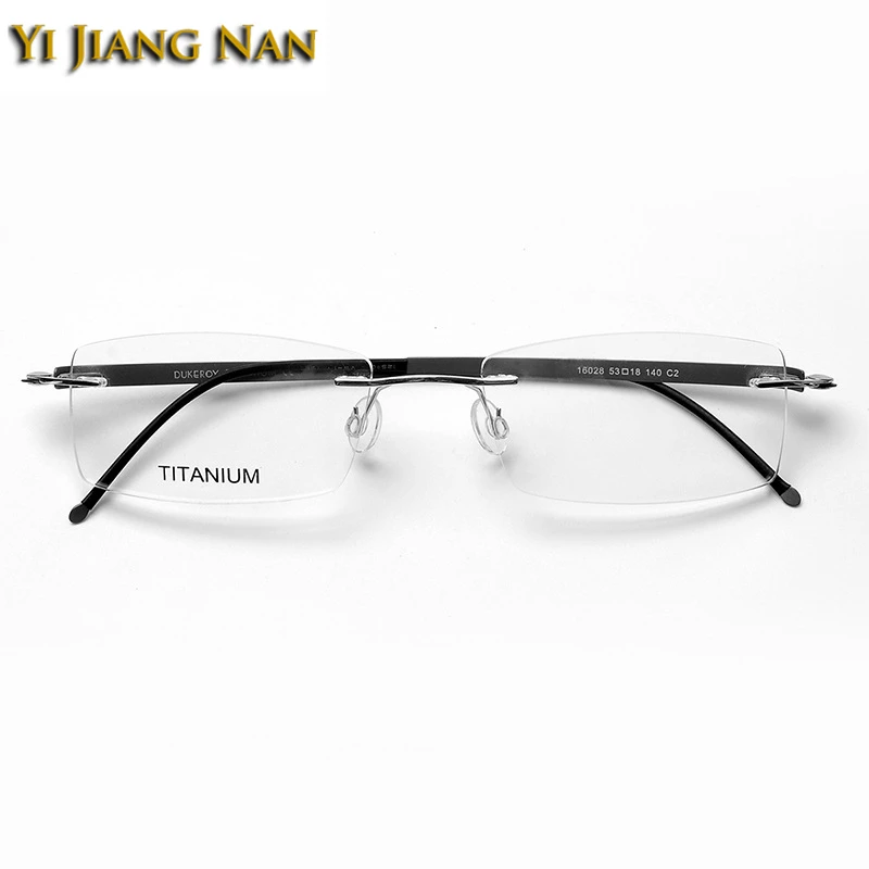 Titanium Prescription Glasses Men Rimless Top Quality New Arrival Frameless Eyewear lunettes de vue femme |