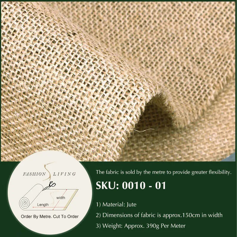Классический льняной коричневый грубой ткани sackcloth грубой ткани обивка Джутовая Ткань натуральные Льняные ткани