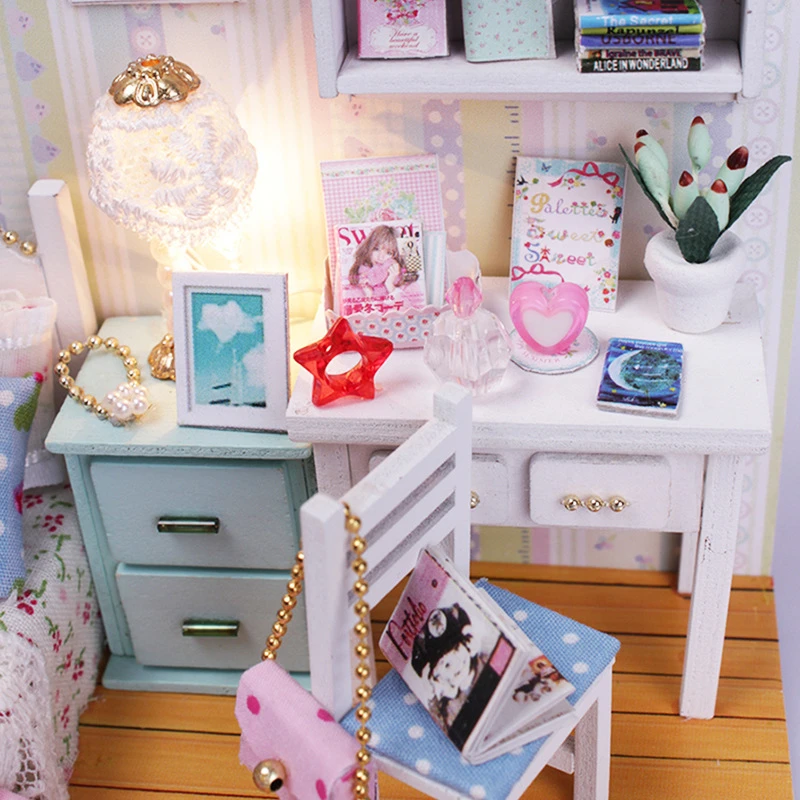 Дети DIY миниатюрюры для кукольного домика Casa miniatura de munecas Oyuncak игрушки детей Boneca Domek