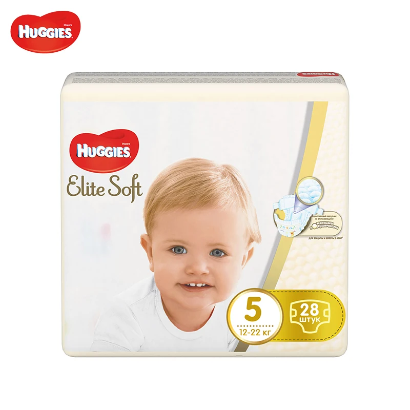 Подгузники Huggies Elite Soft Jumbo (5) 12 22 кг 28 шт.|Одноразовые подгузники| - Цена: 499,00 руб.