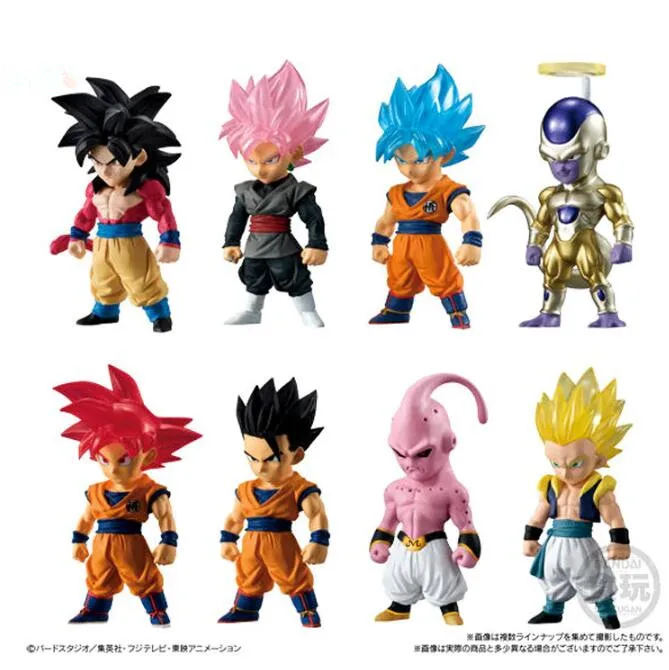 Dragon Ball Z DBZ ADVERGE SP2 Black Goku Rose Gohan Frieza Majin Buu Gotenks SS4 ПВХ Фигурки игрушки Куклы|Игровые