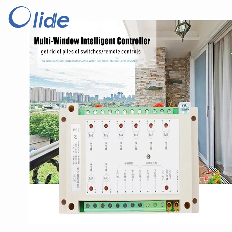 Electric Window Opener DC 8-way Group Controller | Безопасность и защита