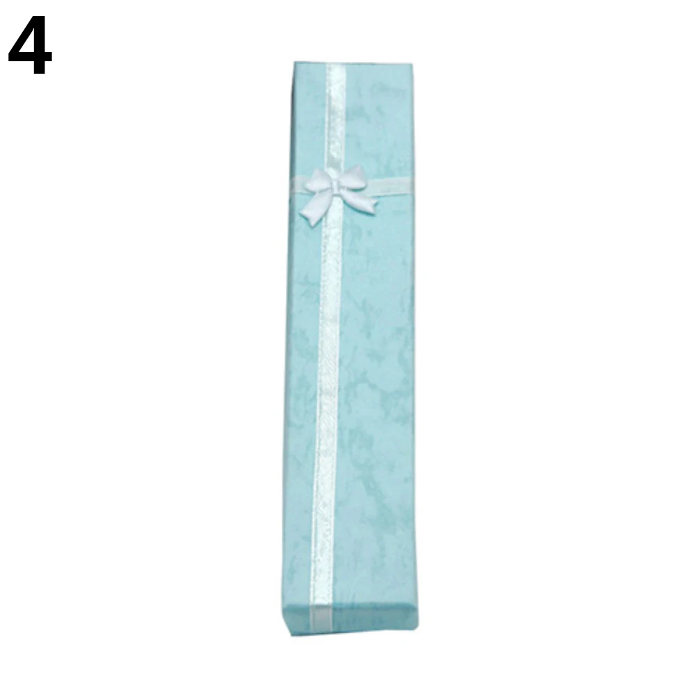 1 шт. Элегантный Бант длинное ожерелье Браслет Дисплей Чехол для хранения