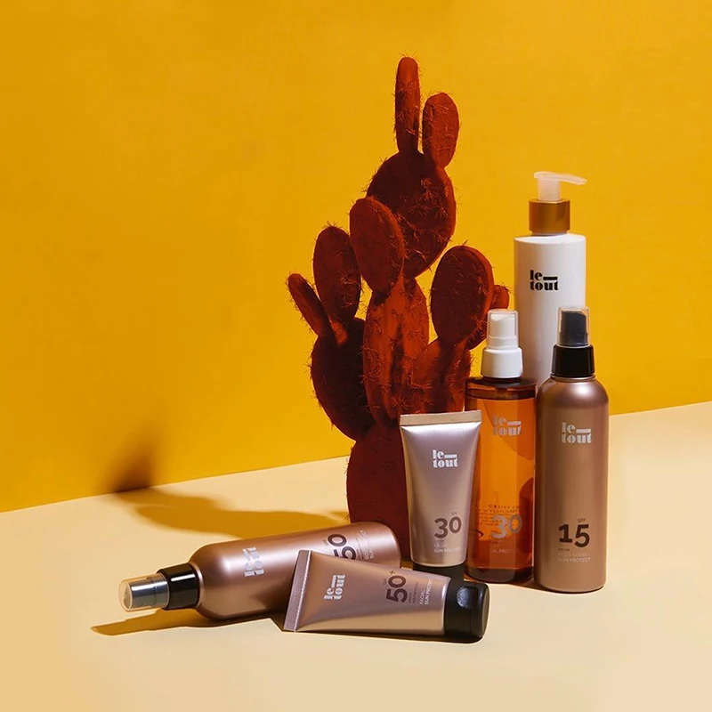 LE TOUT загар солнцезащитное сухое масло защищает SPF 30 200 мл самоуход UVA и UVB арганы