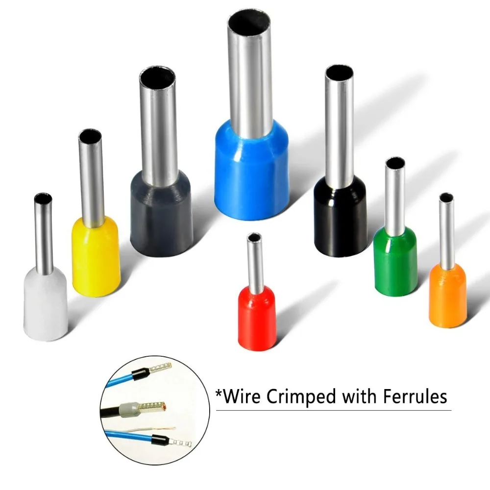 Клеммы с зажимом для провода изолированные обжимные клеммы набор соединителей AWG