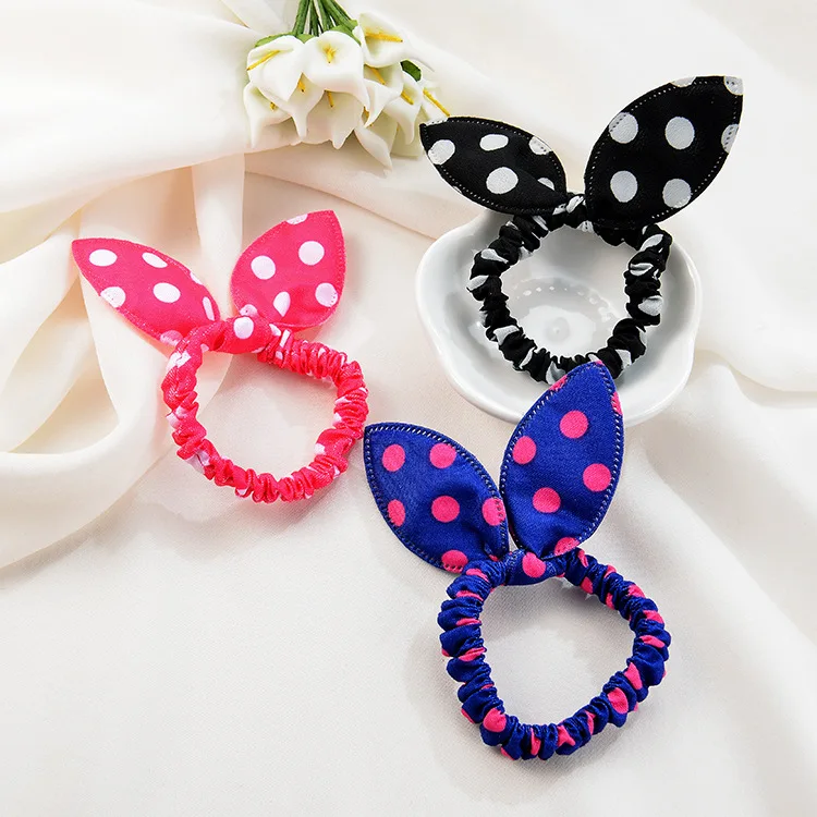 Заколки для волос в горошек с леопардовым принтом 1 шт.|clips for hair|hair ropehair ties |