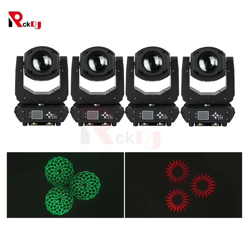 4 шт. 200 Вт точечный движущийся головной свет Led Dmx контроль сценический Dj для диско
