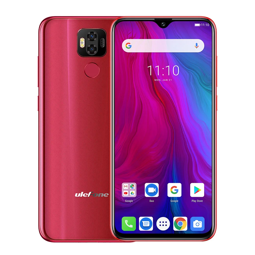 Ulefone power 6 3 дюймов FHD + 4 Гб ОЗУ 64 ПЗУ 16MP Android 9 0 Helio P35 Восьмиядерный 6350 мАч NFC