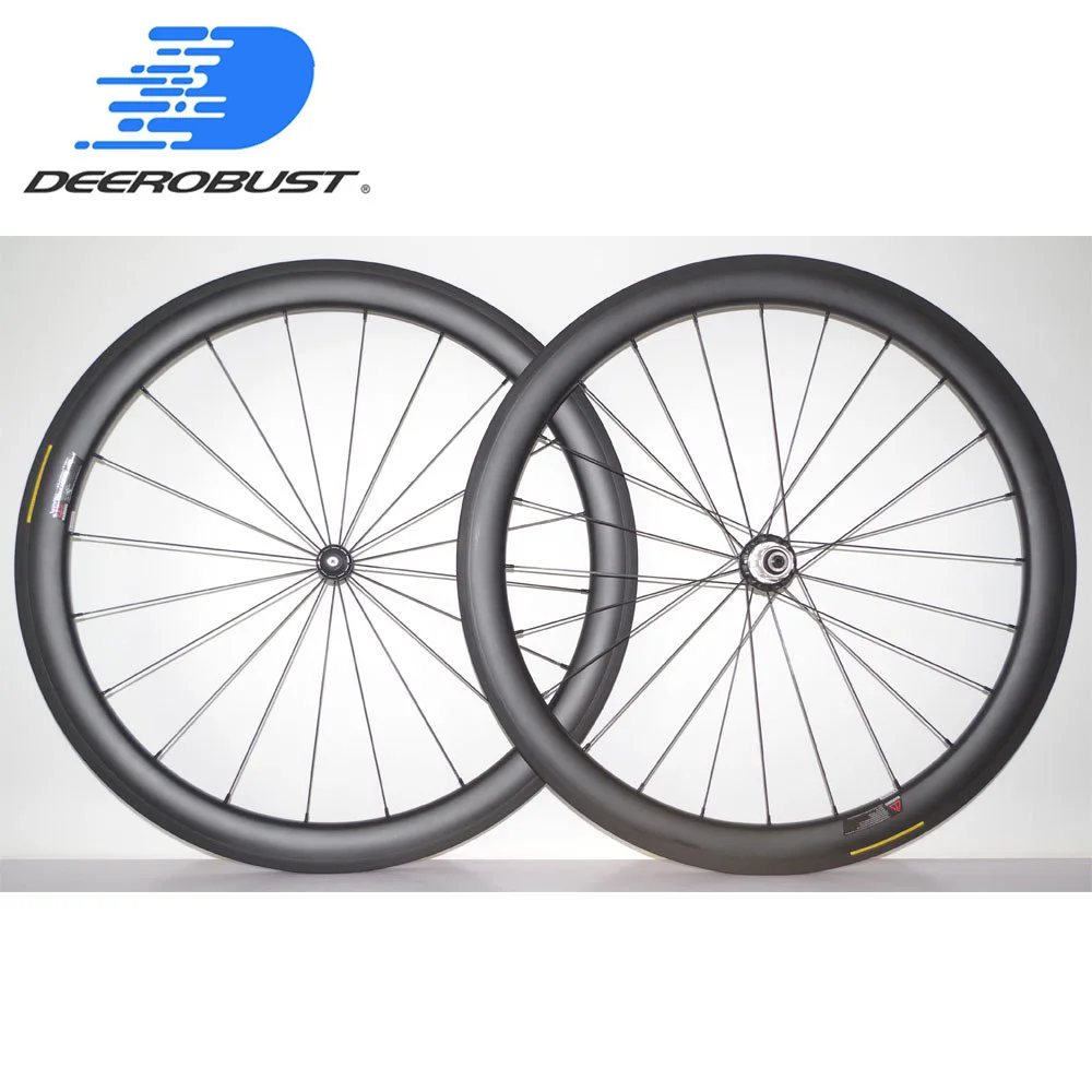 Комплект бескамерных колес для шоссейного велосипеда Powerway R36 50 мм 20/24 Отверстия |