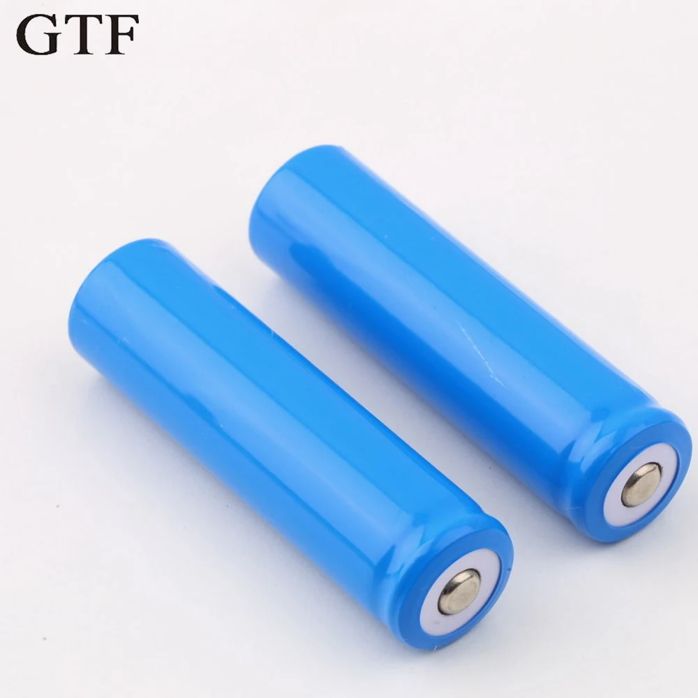 GTF 2 шт 18650 Батарея 3 7 V литиевые батареи 6800mah Емкость банка силы свет для фонарика