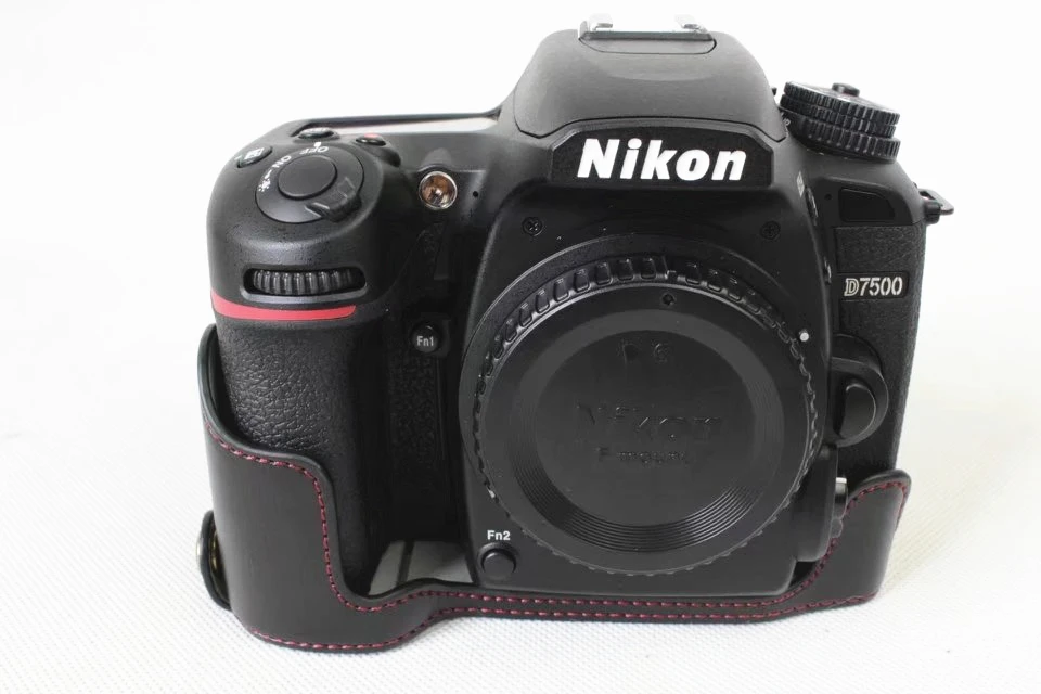 D7500 PU кожаный получехол для nikond цифровой SLR камеры коричневый/черный/кофейный| |