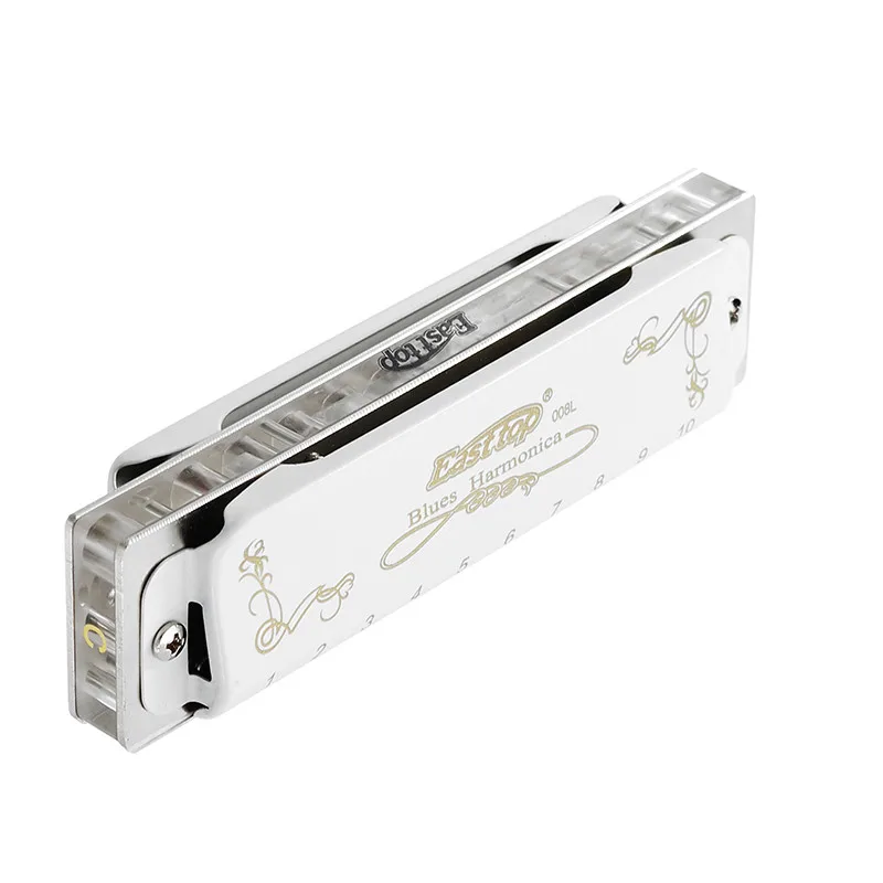 EASTTOP T008L 10 отверстий гармоники 10 отверстий губная гармоника(пластиковая коробка) A C D F GMouth Ogan музыкальный инструмент
