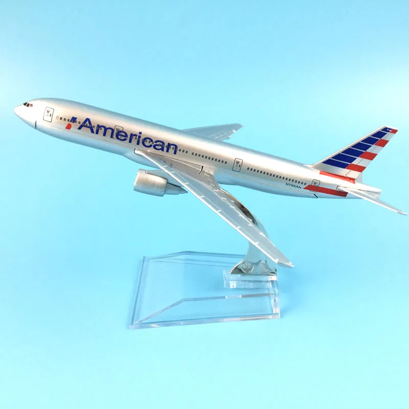 16 см AIR AMERICAN AIRPALN, модель самолета Боинг 777, рождественский подарок, игрушка для детей, украшение от AliExpress WW