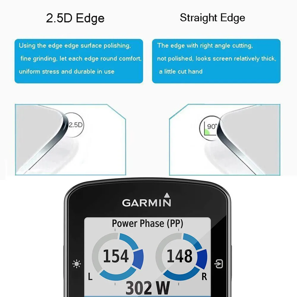 9H протектор экрана из закаленного стекла для Garmin Edge 520 Plus взрывозащищенное ультра
