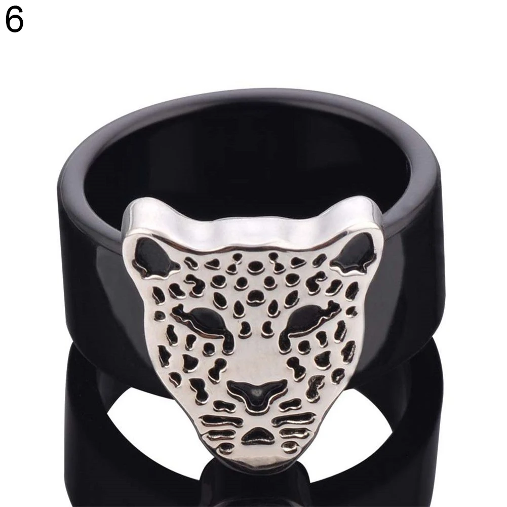 Punk Elephant Bear Leopard Butterfly Animal Decor Statement Ring Couple Jewelry | Украшения и аксессуары