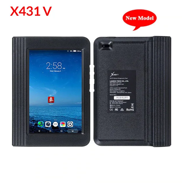 X431 V 8 inch Запуск X431 V 8 дюймов авто OBD2 диагностический инструмент с Bluetooth/Wifi Full Системы Поддержка мульти-Язык онлайн бесплатного обновления как X-431 PRO - Цвет: X431 V 8 inch