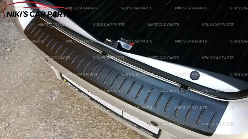 Защитная накладка на задний бампер для Renault Logan II 2014-2017 защита из АБС-пластика